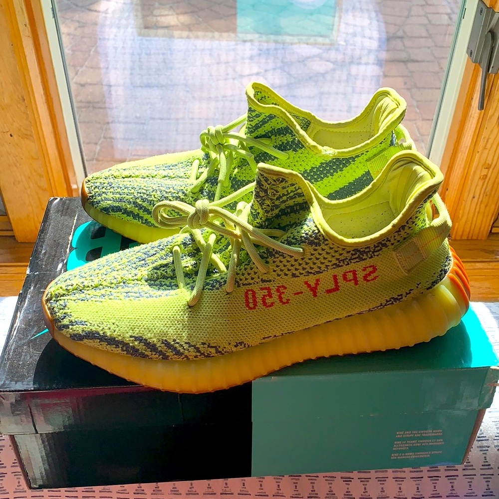 Frozen yellow yeezy - Picture 1 of 5